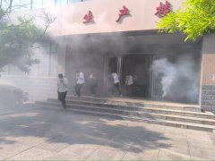 中煤新集公司保卫部基层科队开展消防应急演练